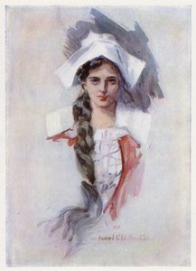Illustration för Evangeline, A Tale of Arcadie, av Henry Wadsworth Longfellow (litho)
