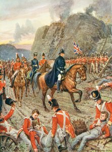 Hertigen av Wellington (1769-1852) vid belägringen av Badajos av Howard Davie