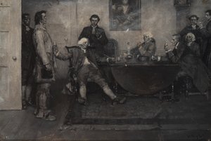 "Det här är Enoch Wade, mina herrar", sa baronetten av Howard Pyle