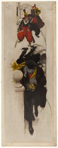 Vinjett från "A Puppet of Fate" av Howard Pyle
