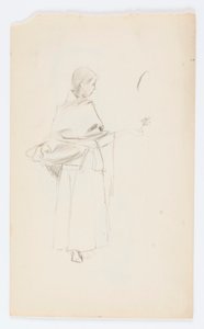 Utan titel (Blomsterflicka) av Howard Russell Butler