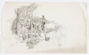 Utan titel (hästdragen vagn) av Howard Russell Butler