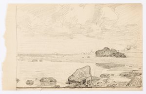 Utan titel (havsstrand) av Howard Russell Butler
