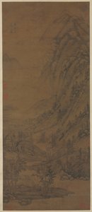 Sommarbergen efter Dong Yuan [aktiv om annons 937-975], 1290-1354. av Huang Gongwang