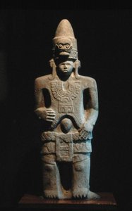 Staty, postklassisk period (900-1521) (sten) av Huaxtec Huaxtec