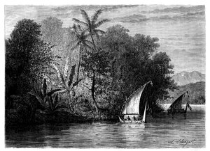 En syn på Celebes, Indonesien, 1800-talet.