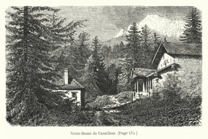 Illustration till Les Deux Robinsons de la Grande-Chartreuse (gravyr) av Hubert Clerget