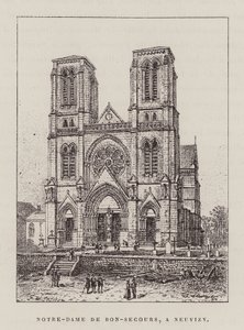Notre-Dame De Bon-Secours, A Neuvizy (gravyr) av Hubert Clerget