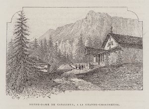 Notre-Dame De Casalibus, A La Grande-Chartreuse (gravyr) av Hubert Clerget