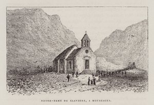 Notre-Dame De Claviers, A Moussages (gravyr) av Hubert Clerget
