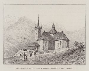 Notre-Dame De La Vie, A Saint-Martin De Belleville (gravyr) av Hubert Clerget