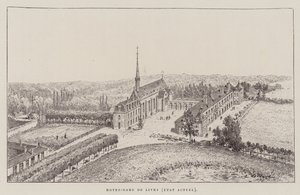 Notre-Dame De Livry, Nuvarande tillstånd (gravyr) av Hubert Clerget