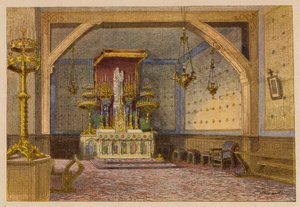 Notre-Dame De Salut (färglitografi) av Hubert Clerget