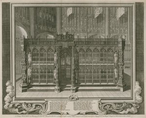 Ett ståtligt monument till minne av kung Henrik VII och hans drottning