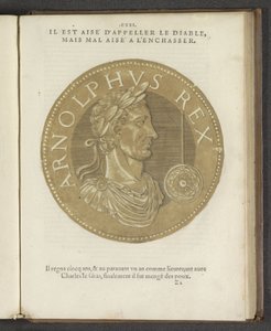 Arnolphus Rex, från "The Images of Nästan alla kejsare" av Hubert Goltzius