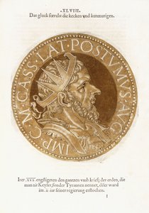 Marcus Cassianus Latinus Postumus av Hubert Goltzius