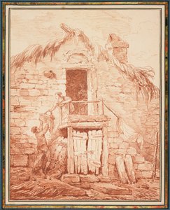En stenstuga av Hubert Robert