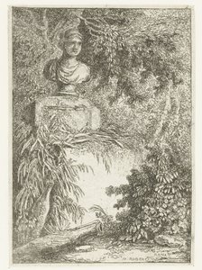 Sätta dit Les Soirees de Rome (serietitel) Romerska ansikten (serietitel) av Hubert Robert