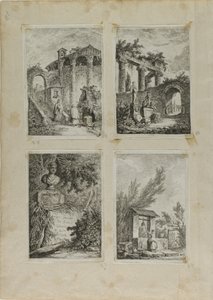 Kvällar i Rom av Hubert Robert