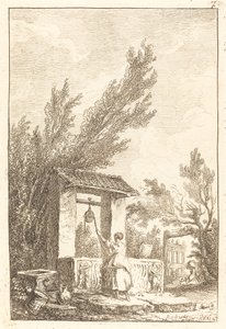 Brunnen av Hubert Robert