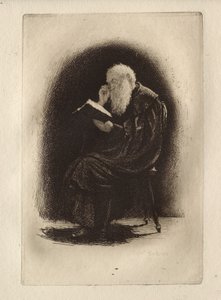 Studie av ett kartusiankloster av Hubert von Herkomer
