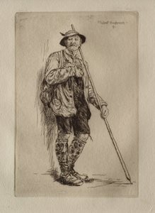 Bayersk bonde av Hubert von Herkomer