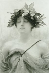 Daphne (gravering med blandad metod) av Hubert von Herkomer