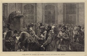 Gudstjänst för herdar och herdar, en studie i Berners Hall, Islington