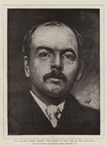 Dr Leander Starr Jameson, ledaren för raiden i Transvaal av Hubert von Herkomer