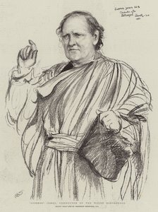 Gurnos Jones, dirigent för den walesiska Eisteddfod av Hubert von Herkomer