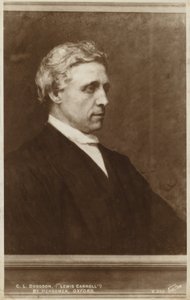 Lewis Carroll (1832-1898), engelsk författare av Hubert von Herkomer