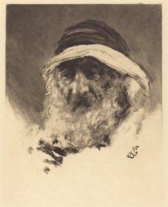 Studie av ett arabiskt huvud av Hubert von Herkomer