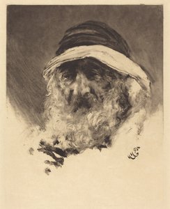 Studie av ett arabiskt huvud av Hubert von Herkomer