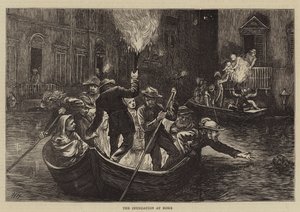 Översvämningen i Rom av Hubert von Herkomer