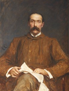 William Leonard Courtney av Hubert von Herkomer