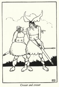 Crossers och crossovers (litho) av Hugh Chesterman