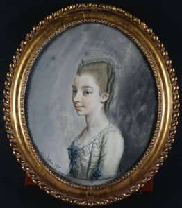 Porträtt av Georgiana Spencer, senare hertiginna av Devonshire