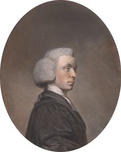 Porträtt av en gudomlig av Hugh Douglas Hamilton