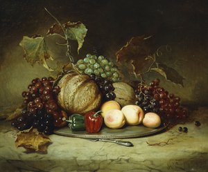 Bountiful stilleben, 1855 av Hugh Newell
