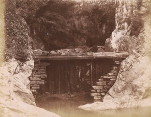 Kvarndammen,1855 (foto) av Hugh Owen