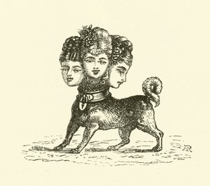 Cerberus hona (gravyr)