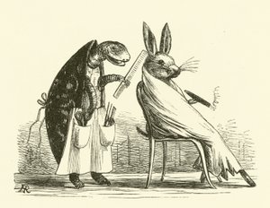 Sköldpadda och hare (gravyr)