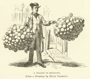 En återförsäljare av ballonger av Hugh Thomson