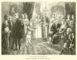 En kväll hos Sir Joshuas av Hugh Thomson