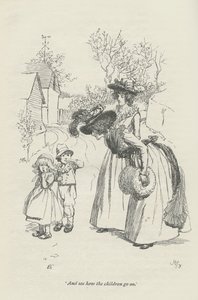 Och se hur barnen går vidare, 1896 av Hugh Thomson