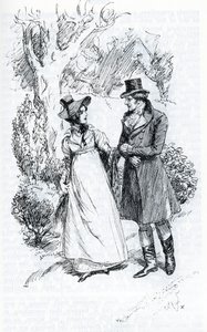 "Emma et Mr Knightley" (illustration) av Hugh Thomson