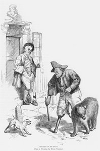 Hogarth i sitt arbetsrum av Hugh Thomson