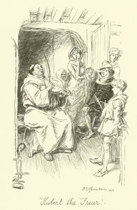 Hubert the Friar (litho) av Hugh Thomson