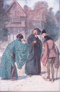 "Om han var tjugo Sir John Falstaffs, skulle han inte missbruka Robert Shallow Esquire!", illustration från 