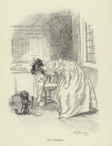 Illustration för Amos Barton av George Eliot av Hugh Thomson